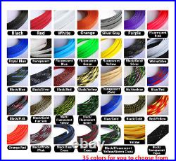 100m Expandable Braided Cable Sleeving 316mm Auto Wiring Harness Tidy Sheathing