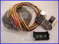 10 Circuit Basic Wire Kit Small Panel Wiring Harness Rat Street Rod Car Truck