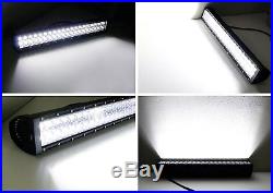 120W 20 LED Light Bar with Lower Bumper Bracket, Wirings For 04+ Nissan Frontier