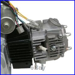 125cc Engine Motor Semi Auto + Wiring Harness + Exhaust Muffler for ATV ATC70 90