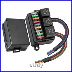 12V Relay Fuse Box Organized Wiring Harness Pre-wired Color-coded Wiring