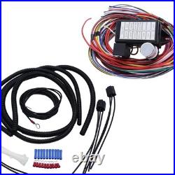 12 Circuit Wiring Harness Kit 12V Sturdy Copper Core Wires Easily Install for