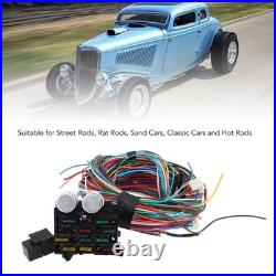 12 Circuit Wiring Harness Kit Heat Resistant Universal Automotive Fuse Wire