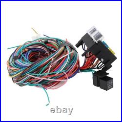 12 Circuit Wiring Harness Kit Heat Resistant Universal Automotive Fuse Wire