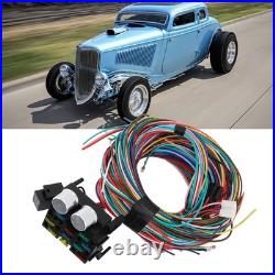 12 Circuit Wiring Harness Kit Heat Resistant Universal Automotive Fuse Wire