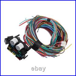 12 Circuit Wiring Harness Kit Heat Resistant Universal Automotive Fuse Wire