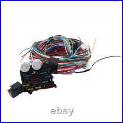 12 Circuit Wiring Harness Kit Heat Resistant Universal Automotive Fuse Wire