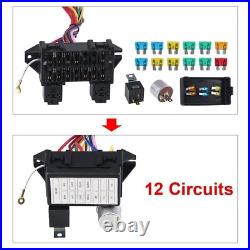12 Circuit Wiring Harness Universal Wire Harness Automotive Fuses Wiring Harn 12 Circuit Wiring Harness Universal Wire Harness Automotive Fuses Wiring Harn