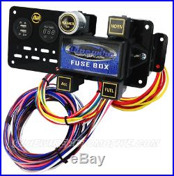 12-circuit Short Wiring Harness Fuse Block Plus For Hot Rod Holden Chev Ford
