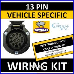 13 Pin Towbar Wiring Kit for Ford Custom 2012 to 2016 2.2ltr Electrics Specific