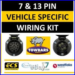 13 Pin Towbar Wiring Kit for Isuzu D-Max 2012 to 2020 Vehicle Specific Electrics