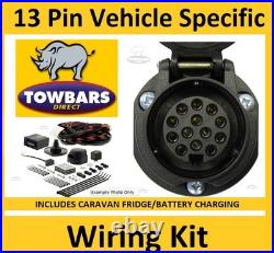 13 Pin Towbar Wiring Kit for Isuzu D-Max 2012 to 2020 Vehicle Specific Electrics