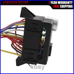 14 Pcs/Set Fuse Wires Car 12 Circuit Wiring Harness Kits Street Rods