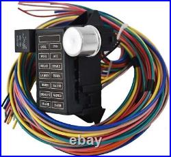 14 Way Wire Harness Assembly Fuse Muscle Car Hot Rod Street Sand Cars Universal