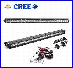 150W 30 CREE LED Light Bar withBehind Grille Bracket, Wiring For 14-up GMC Sierra