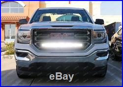150W 30 CREE LED Light Bar withBehind Grille Bracket, Wiring For 14-up GMC Sierra