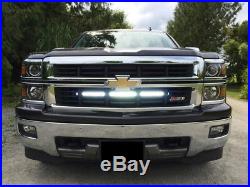 150W 30 CREE LED Light Bar with Behind Grille Bracket, Wiring For Chevy Silverado