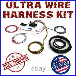 1949 1962 Ford Car Ultra Pro Wire Harness System 12 Fuse long new support