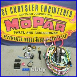 1962-76 Mopar B E Body Main Wiring Harness Headlight Switch Kit magnum super bee