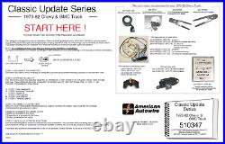 1973-82 Chevy C10 Truck American Autowire Classic Update Wiring Harness 510347