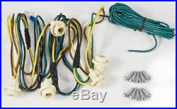 1999-2015 Ford Super Duty RECON Smoked Cab Roof White LED Lights Wiring Harness