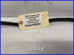 2002 Chevy Camaro Z28 Taillight Tail Light Wire Wiring Harness OEM