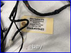 2006 Pontiac GTO Chassis Body Wire Wiring Harness OEM