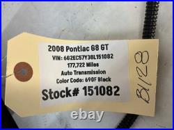 2008 Pontiac G8 GT EVAP Charcoal Canister Fuel Tank Wire Wiring Harness OEM