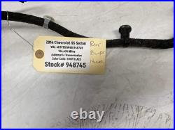 2014 Chevy SS Sedan Rear Bumper Wire Wiring Harness with Blind Spot Module Sensors