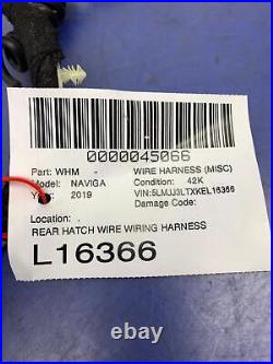 2018-2021 Lincoln Navigator Oem Rear Hatch Wire Wiring Harness Jl7t15b484