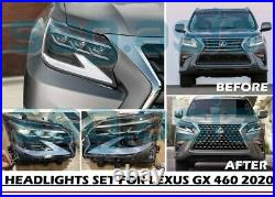 2020 LEXUS GX460 HEADLIGHTS SET (RIGHT AND LEFT, With Wiring Harness)