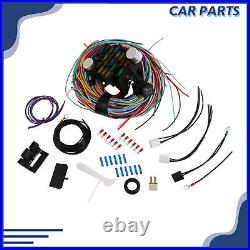 21 Circuit 17 fuses Wiring Harness Set Universal Wire Accessories Fits CHEVY
