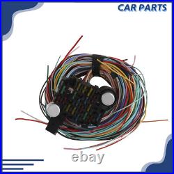 21 Circuit 17 fuses Wiring Harness Set Universal Wire Accessories Fits CHEVY