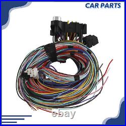 21 Circuit 17 fuses Wiring Harness Set Universal Wire Accessories Fits CHEVY