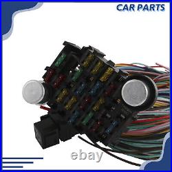 21 Circuit 17 fuses Wiring Harness Set Universal Wire Accessories Fits CHEVY
