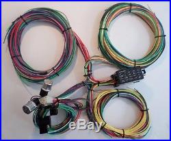 21 Circuit EZ Wiring Harness MINI Fuse CHEVY FORD Hotrods UNIVERSAL X-long Wires