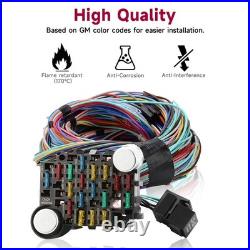 21 Circuit Wiring Harness Kit, Universal Extra Long Wire Harness Compatible w 21 Circuit Wiring Harness Kit, Universal Extra Long Wire Harness Compatible w