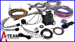 21 Circuit Wiring Harness Street Hot Rat Rod Custom Universal Wire Kit XL WIRES