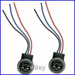 2x 3157 4157 Bulb Socket Brake Turn Signal Light Harness Wire Plug Connector