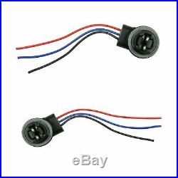 2x 3157 Female Socket Adapter Extension Wire Harness Parking Fog Light