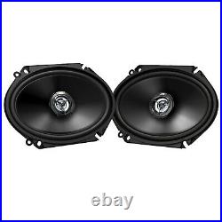 2x Pioneer 6.5 2-Way Coaxial Speakers, 2x JVC 6x8 Speakers, 4x Harnesses, Wire