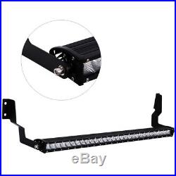 30Inch LED Light Bar withBumper Hidden Bracket, Wire Kit For Toyota Tundra 2014-17