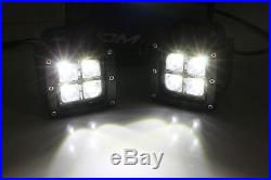 40W CREE LED Pod Light Kit with A-Pillar Brackets, Wirings For 16-up Toyota Tacoma
