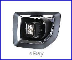 40W CREE LED Pods withFoglight Cover, Bracket Mounts Relay For 15-up GMC 2500 3500