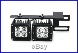 40W CREE LED Pods with Lower Bumper Mounting Bracket For 09-18 Dodge RAM 2500 3500