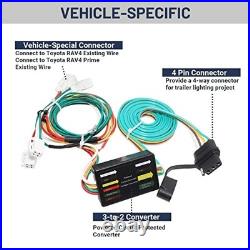 4 Pin Trailer Wiring Harness 56434 for 2019-2024 Toyota RAV4 & RAV4 Prime