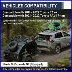 4 Pin Trailer Wiring Harness 56434 for 2019-2024 Toyota RAV4 & RAV4 Prime