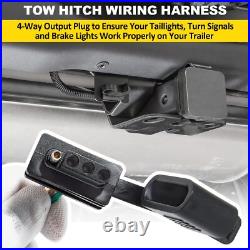 4 Way Trailer Tow Hitch Wiring Harness For Jeep Wrangler JL JLU 2018-2023