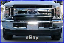 50W CREE LED Lightbar withLicense Plate Mount Bracket Wiring 4 All Truck SUV Jeep