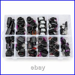 55pcs Connector Assortment Kit for VW Audi Group VAG Vehicles Automotive